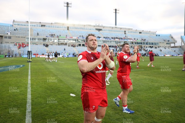 110726 - Argentina v Wales - Nations Championship - Ryan Elias of Wales at full time