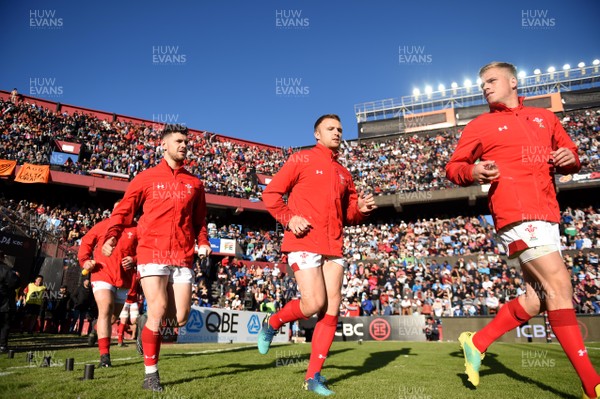 160618 - Argentina v Wales - International Rugby - Tomos Williams, Tom Prydie and Gareth Anscombe