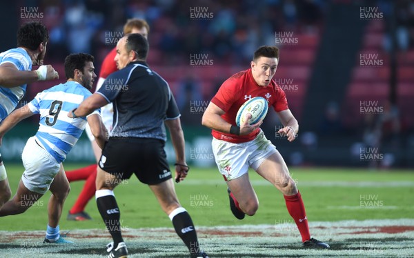 160618 - Argentina v Wales - International Rugby - Josh Adams of Wales