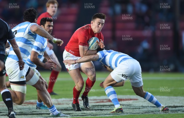 160618 - Argentina v Wales - International Rugby - Josh Adams of Wales