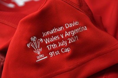 170721 - Argentina v Wales - International Rugby - Jonathan Davies of Wales jersey