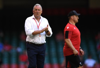 170721 - Argentina v Wales - International Rugby - Wales head coach Wayne Pivac during the warm up