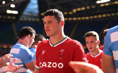 170721 - Argentina v Wales - International Rugby - James Botham of Wales looks dejected