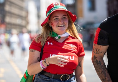 170721 - Wales v Argentina - Summer International Series - Fans outside the stadium before the game