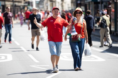 170721 - Wales v Argentina - Summer International Series - Fans outside the stadium before the game