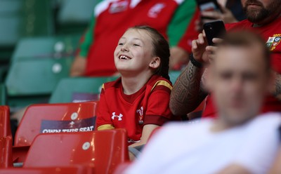 170721 - Wales v Argentina - Summer International Series - Wales fans inside the stadium