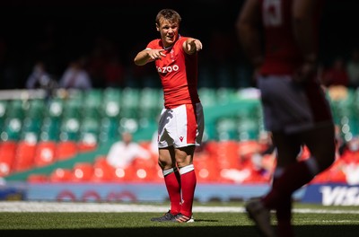 170721 - Wales v Argentina - Summer International Series - Jarrod Evans of Wales