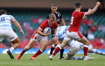 170721 - Wales v Argentina - Summer International Series - Nick Tompkins of Wales