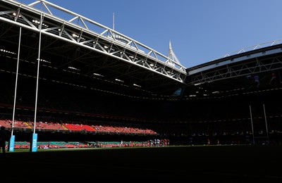 170721 - Argentina v Wales, Summer International Series, Second Test - A view of the Principality Stadium during the match between Argentina and Wales