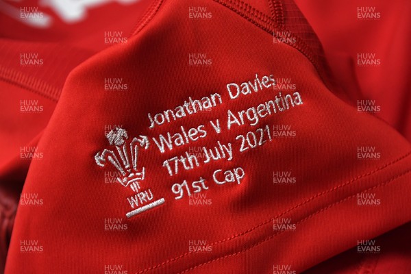 170721 - Argentina v Wales - International Rugby - Jonathan Davies of Wales jersey