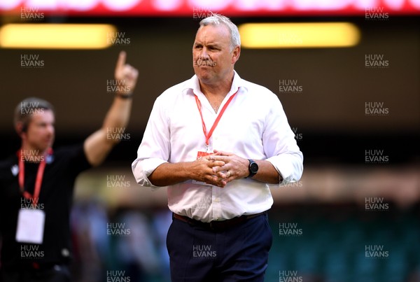 170721 - Argentina v Wales - International Rugby - Wales head coach Wayne Pivac during the warm up