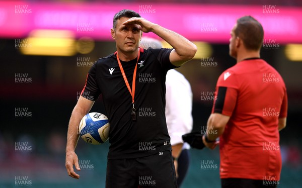 170721 - Argentina v Wales - International Rugby - Stephen Jones during the warm up