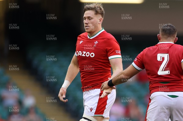 170721 - Wales v Argentina - Summer International Series - Matthew Screech of Wales comes on for his first international cap