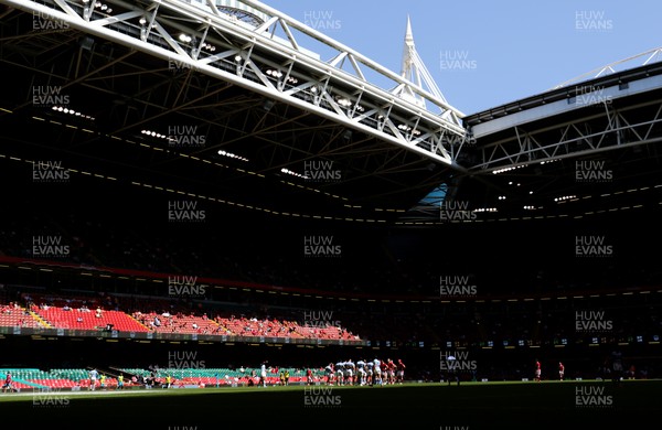 170721 - Argentina v Wales, Summer International Series, Second Test - A view of the Principality Stadium during the match between Argentina and Wales
