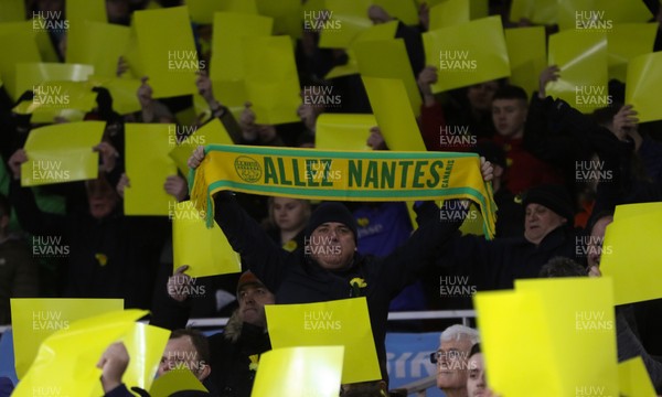 290119 -  Arsenal v Cardiff City, Premier League - Cardiff City fans pay tribute to Emiliano Sala ahead of the start of the match