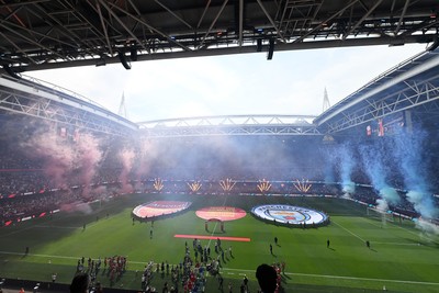 160826 - Arsenal v Manchester City - FA Community Shield - View of the stadium during the anthem