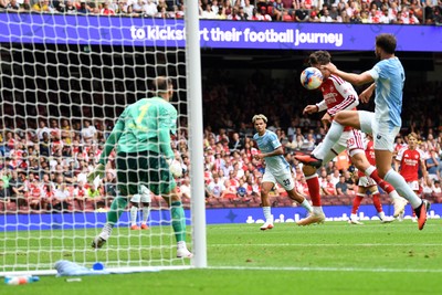160826 - Arsenal v Manchester City - FA Community Shield - Kai Havertz of Arsenal scores a goal