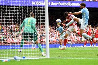 160826 - Arsenal v Manchester City - FA Community Shield - Kai Havertz of Arsenal scores a goal