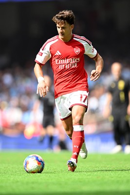 160826 - Arsenal v Manchester City - FA Community Shield - Christos Tzolis of Arsenal