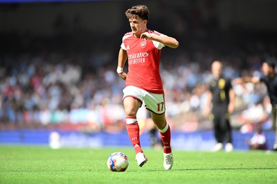 160826 - Arsenal v Manchester City - FA Community Shield - Christos Tzolis of Arsenal