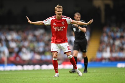 160826 - Arsenal v Manchester City - FA Community Shield - Martin Odegaard of Arsenal