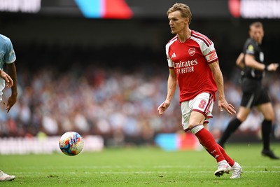 160826 - Arsenal v Manchester City - FA Community Shield - Martin Odegaard of Arsenal