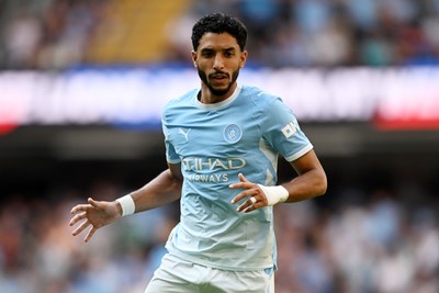 160826 - Arsenal v Manchester City - FA Community Shield - Omar Marmoush of Manchester City