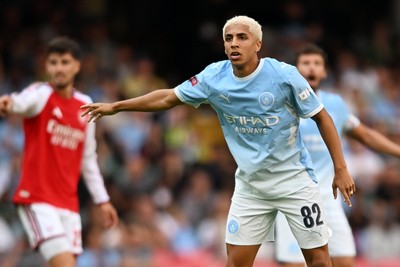 160826 - Arsenal v Manchester City - FA Community Shield - Rico Lewis of Manchester City