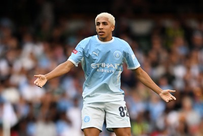 160826 - Arsenal v Manchester City - FA Community Shield - Rico Lewis of Manchester City
