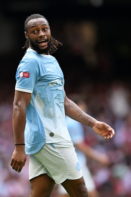 160826 - Arsenal v Manchester City - FA Community Shield - Antoine Semenyo of Manchester City