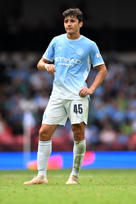 160826 - Arsenal v Manchester City - FA Community Shield - Abdukodir Khusanov of Manchester City