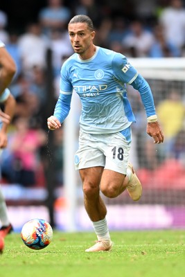 160826 - Arsenal v Manchester City - FA Community Shield - Jack Grealish of Manchester City