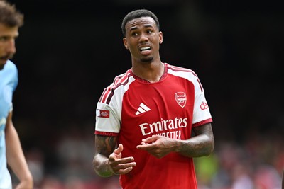 160826 - Arsenal v Manchester City - FA Community Shield - Gabriel of Arsenal