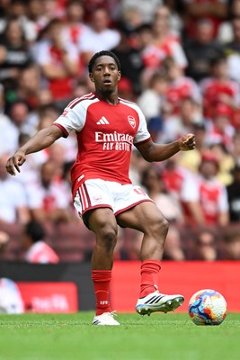 160826 - Arsenal v Manchester City - FA Community Shield - Myles Lewis-Skelly of Arsenal