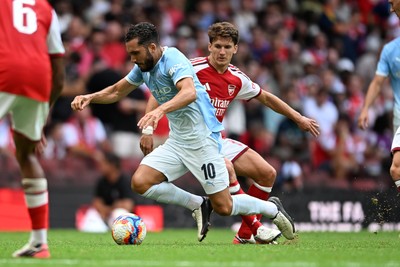 160826 - Arsenal v Manchester City - FA Community Shield - Rayan Cherki of Manchester City
