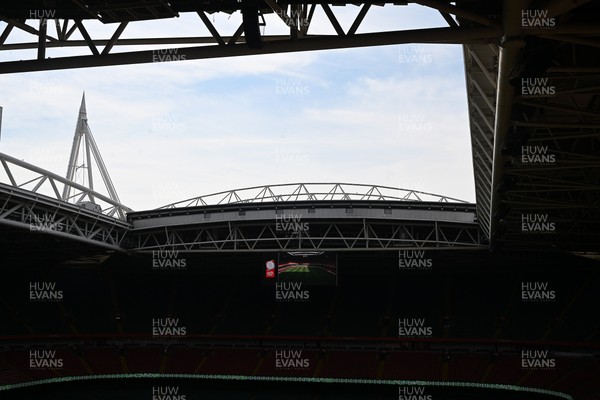 160826 - Arsenal v Manchester City - FA Community Shield - A general view of the Principality Stadium ahead of the match