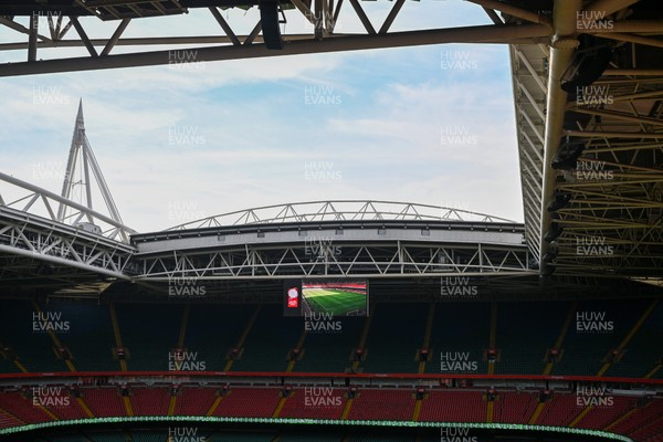 160826 - Arsenal v Manchester City - FA Community Shield - A general view of the Principality Stadium ahead of the match