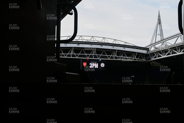 160826 - Arsenal v Manchester City - FA Community Shield - A general view of the Principality Stadium ahead of the match