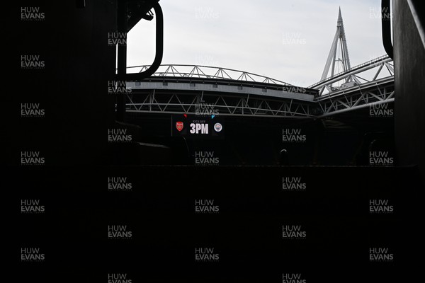 160826 - Arsenal v Manchester City - FA Community Shield - A general view of the Principality Stadium ahead of the match