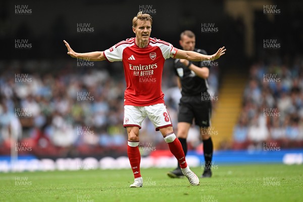 160826 - Arsenal v Manchester City - FA Community Shield - Martin Odegaard of Arsenal