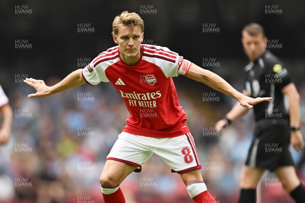 160826 - Arsenal v Manchester City - FA Community Shield - Martin Odegaard of Arsenal