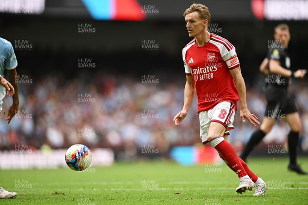 160826 - Arsenal v Manchester City - FA Community Shield - Martin Odegaard of Arsenal