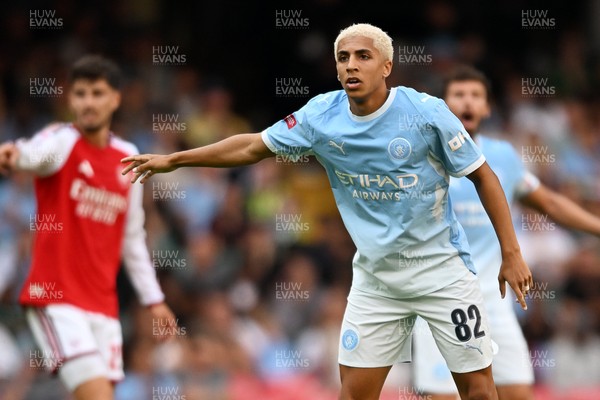 160826 - Arsenal v Manchester City - FA Community Shield - Rico Lewis of Manchester City