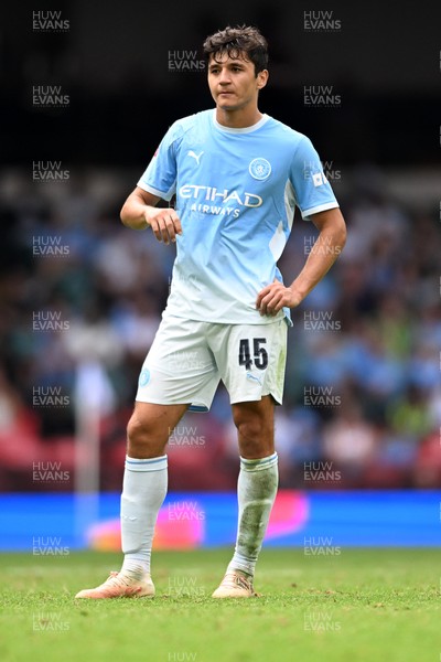 160826 - Arsenal v Manchester City - FA Community Shield - Abdukodir Khusanov of Manchester City