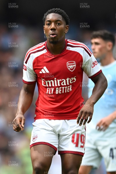 160826 - Arsenal v Manchester City - FA Community Shield - Myles Lewis-Skelly of Arsenal