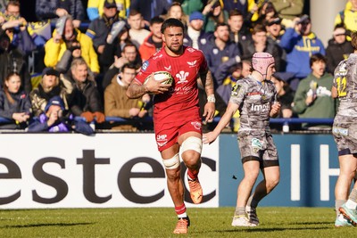 130124 - ASM Clermont Auvergne v Scarlets - EPCR Challenge Cup - Vaea Fififta of Scarlets