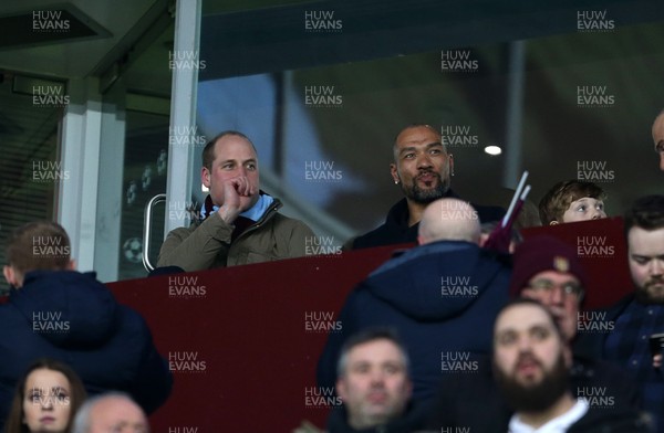 100418 - Aston Villa v Cardiff City - SkyBet Championship - Prince William watches the game