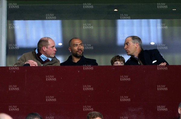 100418 - Aston Villa v Cardiff City - SkyBet Championship - Prince William watches the game
