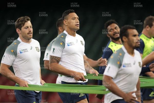 220915 - Australia Captains Run - Israel Folau during training