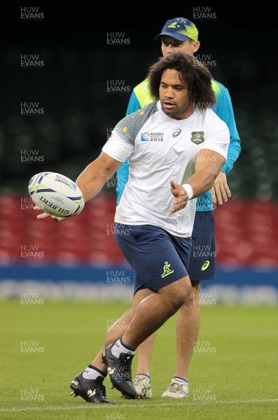 220915 - Australia Captains Run - Tatafu Polota-Nau during training